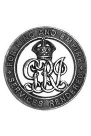 George Veitch's Silver War Badge